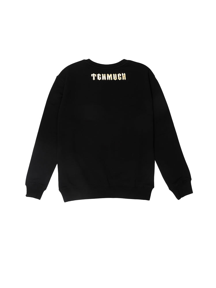 TCH Women's Gold Leopard Crewneck Sweatshirt