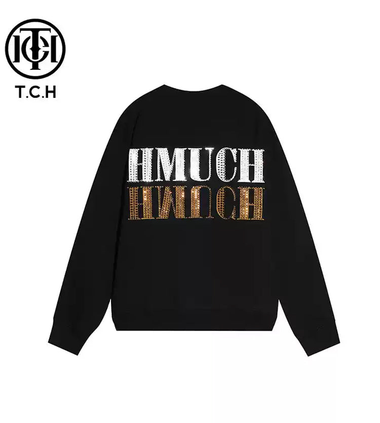 TCH Rhinestone Leopard Unisex Sweatshirt