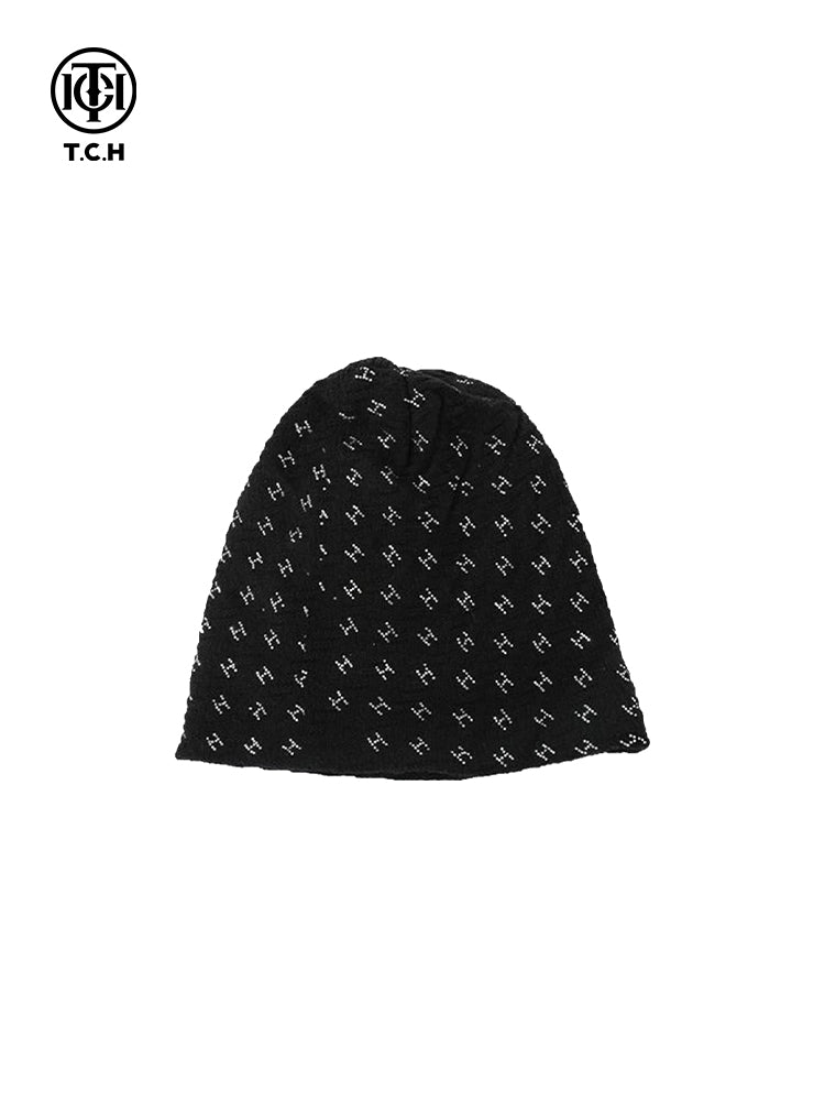 TCH H Letter Knit Beanie