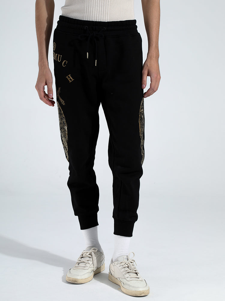 TCH Men's Angel Wings Hot Diamond Joggers