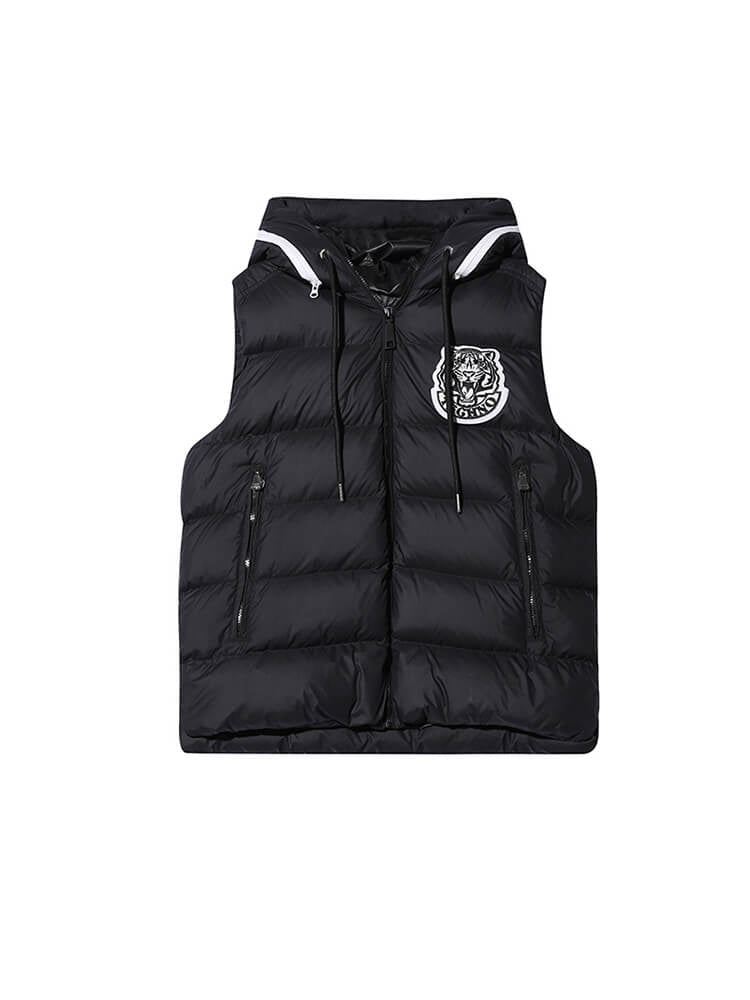 TCH Zip Up Puffer Down Vest Unisex Coat