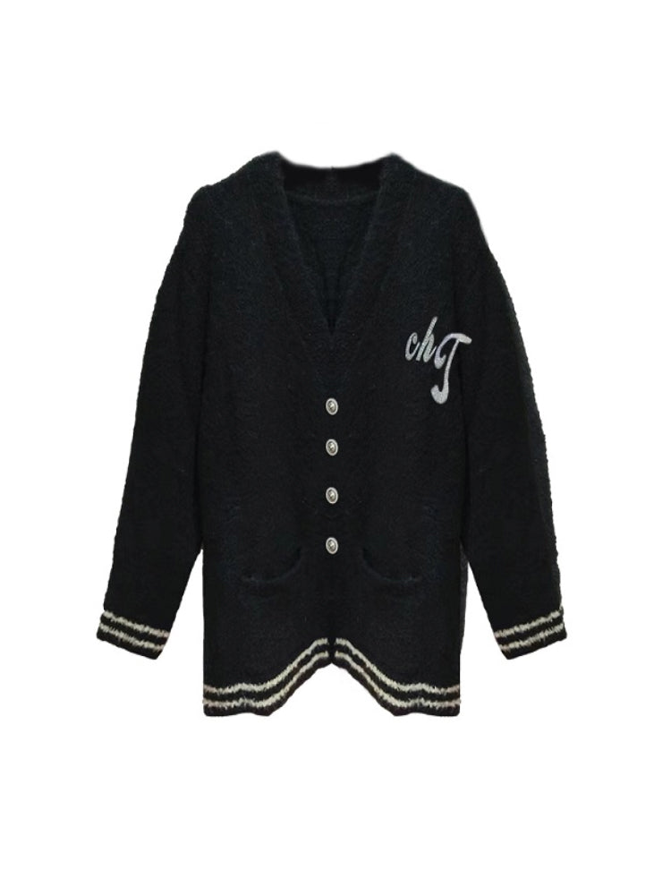 TCH Women's Rhinestone Wings Knit Cardigan