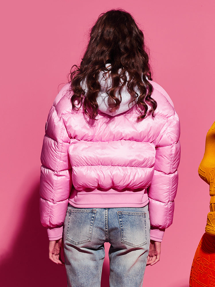 TCH Cropped Quilted Puffer Jacket Outerwear Coats