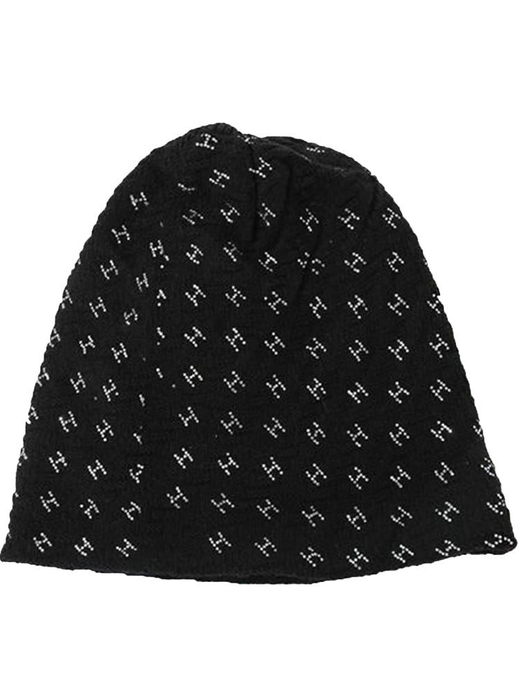 TCH H Letter Knit Beanie