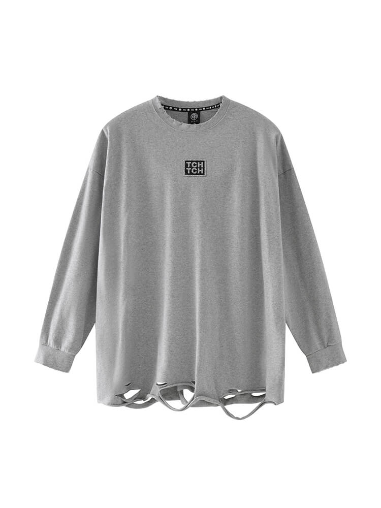 TCH Cotton Solid Unisex Pullover Sweatshirt