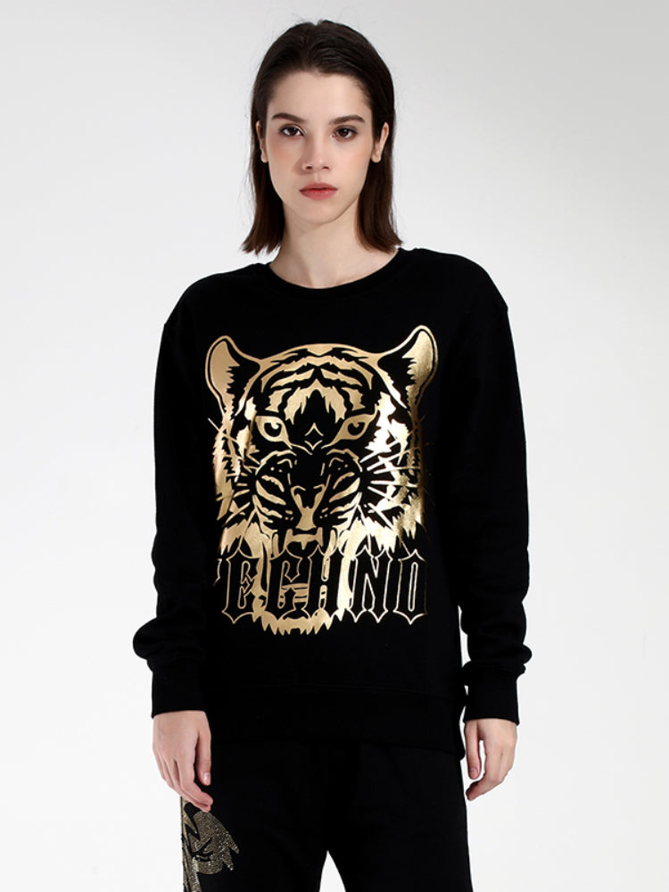 TCH Animals Printed Crew Neck Sweatshirt