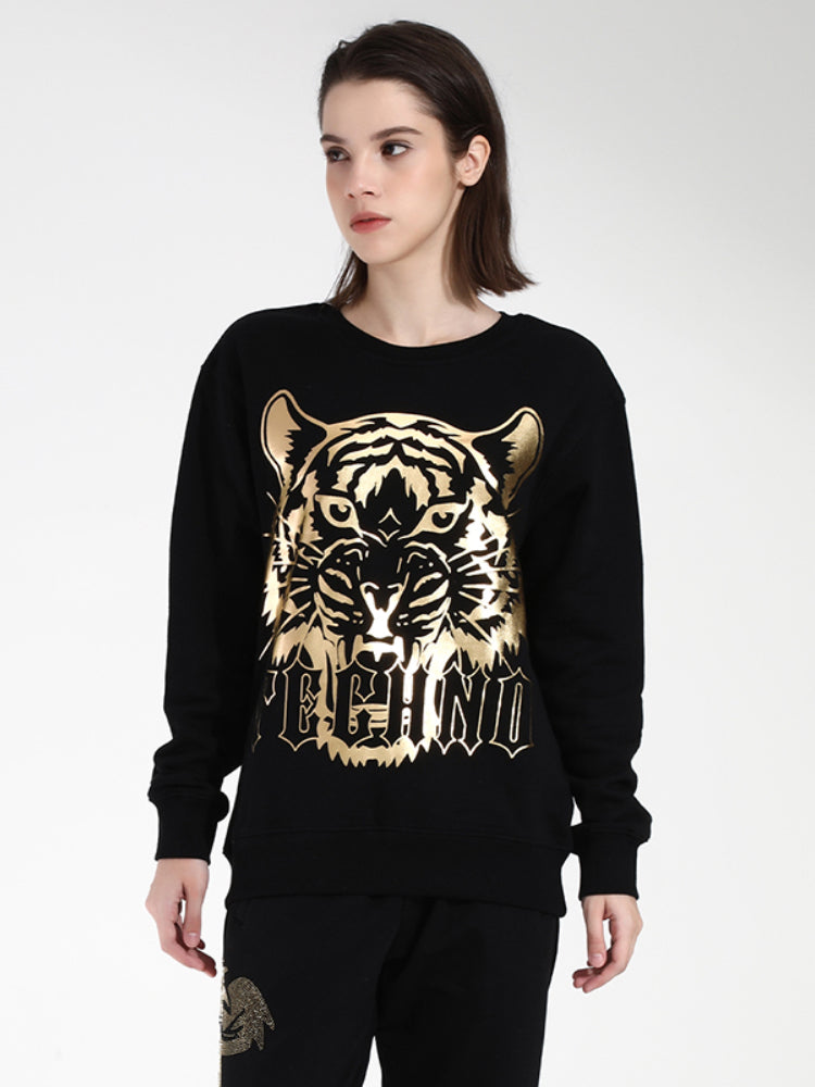 TCH Animals Printed Crew Neck Sweatshirt