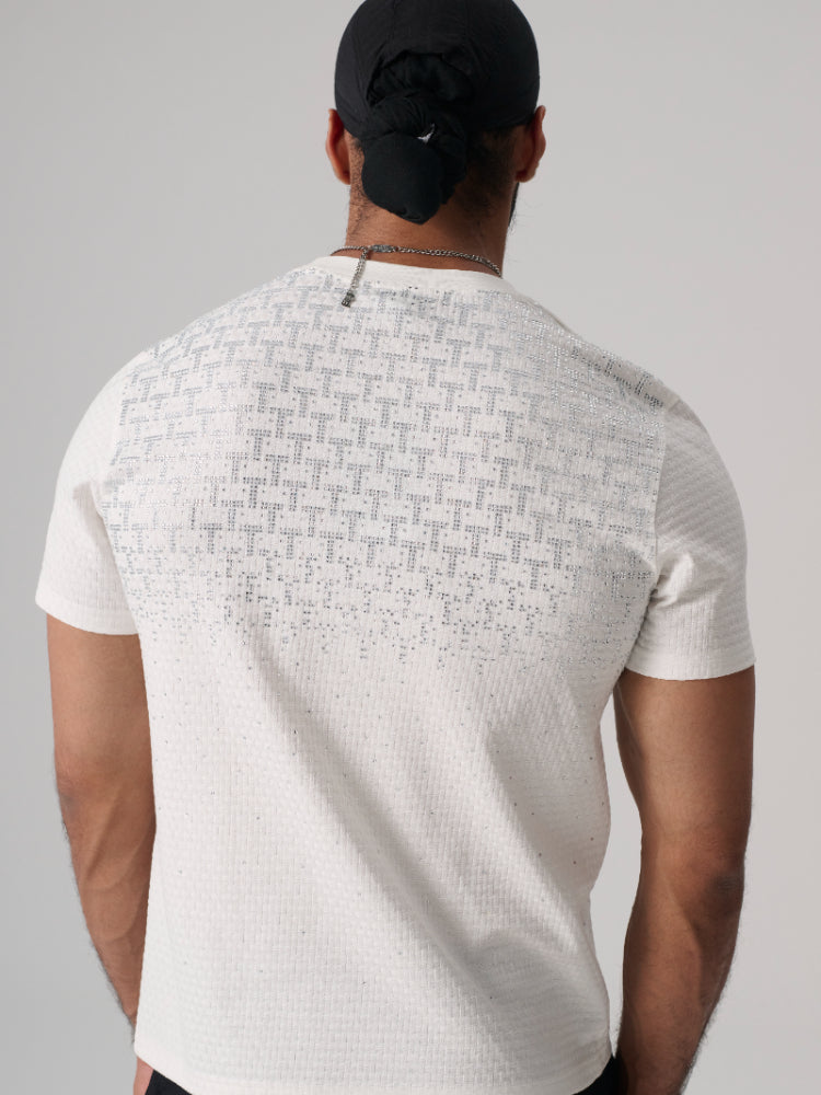 TCH Diamond-Embedded Relaxed-Fit T-Shirt