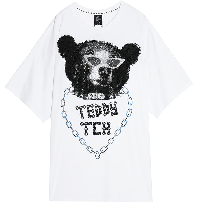 TCH Diamond Printed CrewNeck T-Shirt