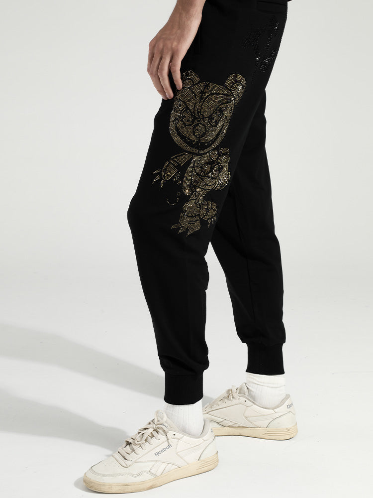 TCH Men's Printed Drawstring Jogger Pants