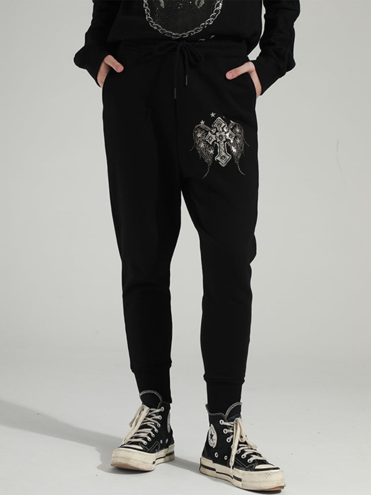 TCH Star Printed Cotton Legging Jogger Casual Pants