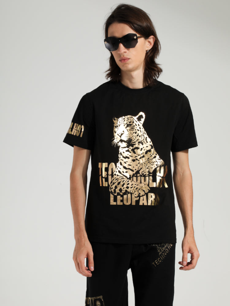 TCH Tiger Printed Crew Neck T-shirt