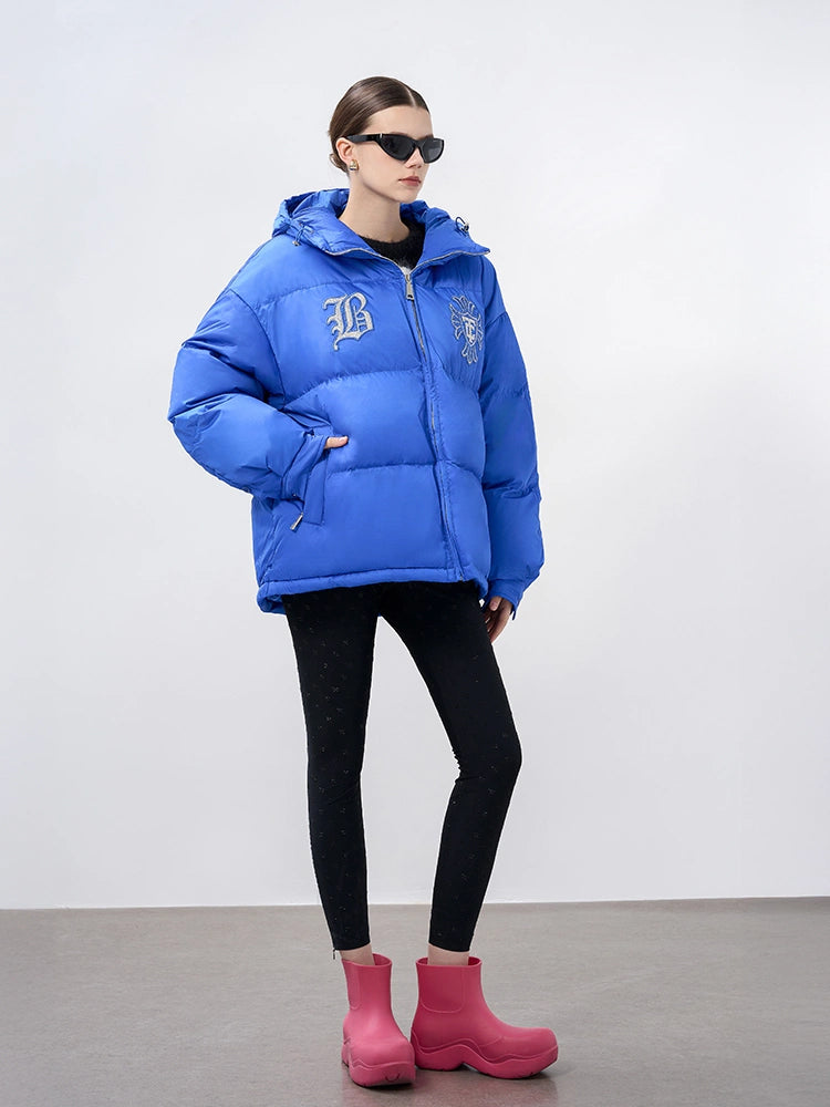 TCH Rhinestone Puffer Jacket Winter Coat